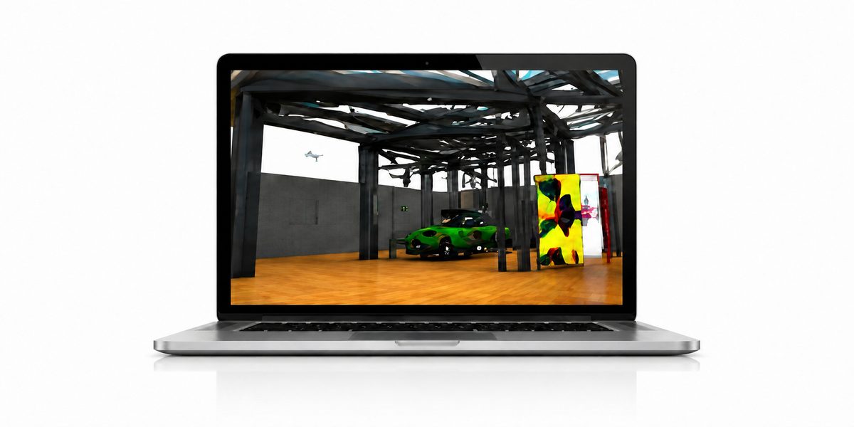 自動車・部品3D展示会シミュレーション